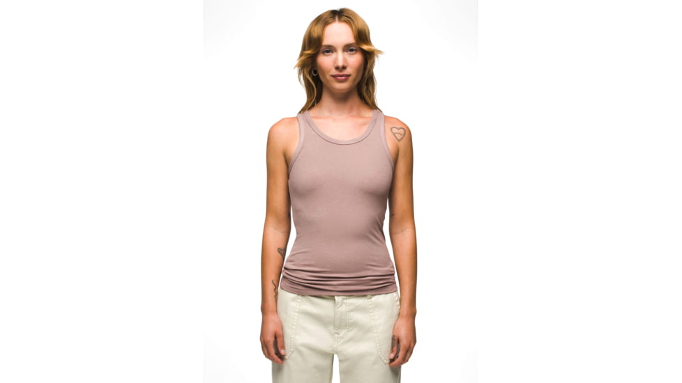 prAna Foundation Rib Tank - Womens, Willow Heather, S, 1971001-022-S