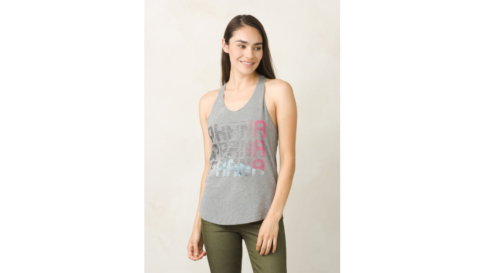 Prana PrAna Graphic Tank Womens, Gravel, X-Small, W11170152-GRA-XS