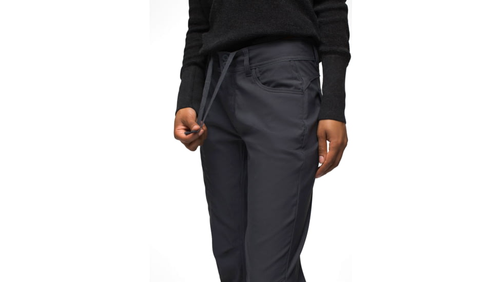 prAna Halle Straight Pant II - Womens, Coal, 0, 1971031-020-RG-0