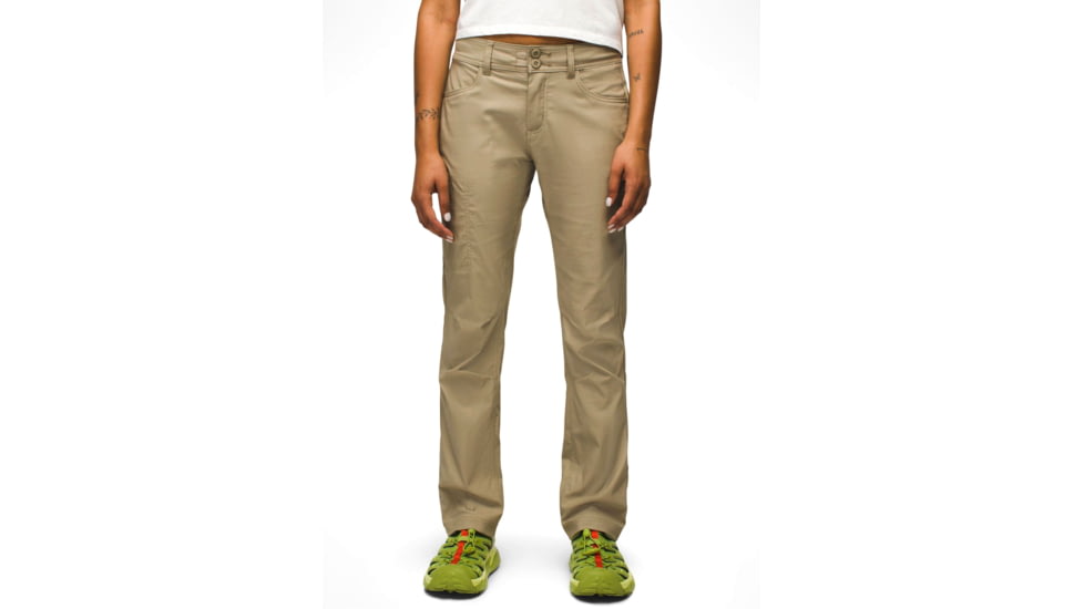 prAna Halle Straight Pant II - Womens, Tall Inseam, Sandbar, 14, 1971031-250-TL-14