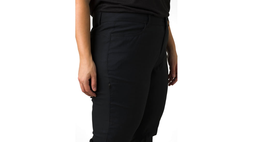 prAna Halle Straight Pant Plus II, Black, 22W, 1971032-001-22W