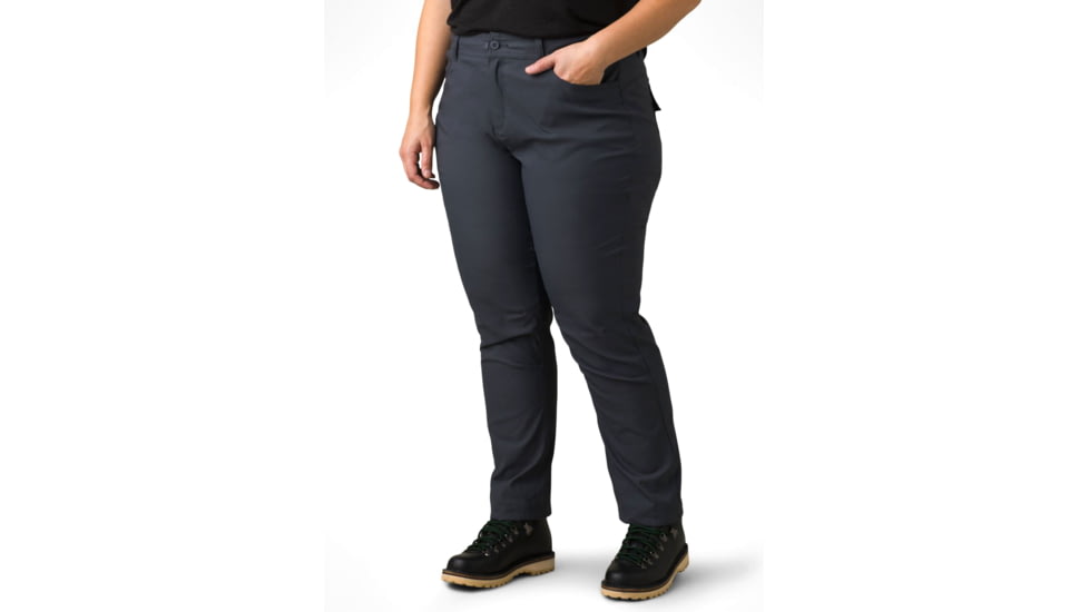 prAna Halle Straight Pant Plus II, Coal, 22W, 1971032-020-22W