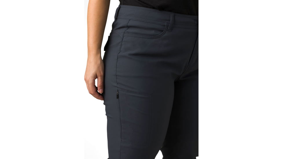 prAna Halle Straight Pant Plus II, Coal, 22W, 1971032-020-22W