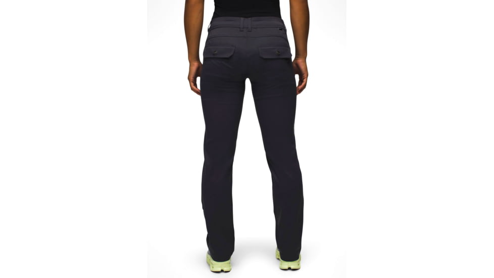 prAna Halle Straight Pant - Womens, Tall Inseam, Coal, 00, 2056961-020-TL-00