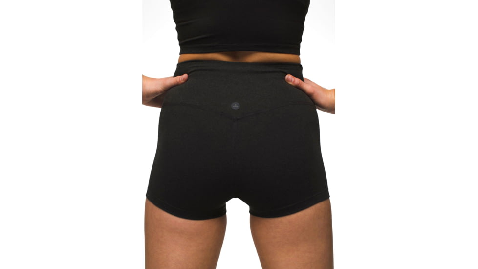 prAna Heavana 2.5in Short - Womens, Black Heather, XXL, 2066851-001-XXL
