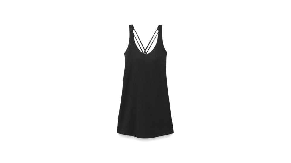 prAna Heavana Every Day Dress - Women's, Black Heather, L, 2066871-001-L