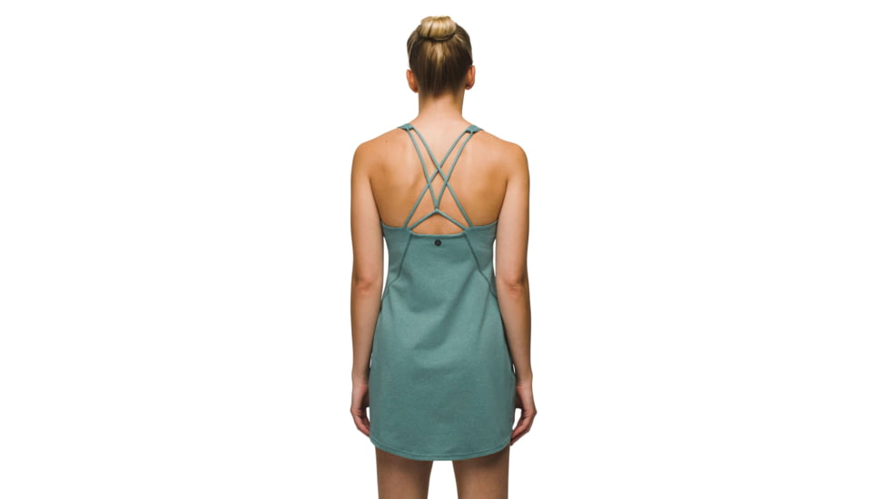 prAna Heavana Every Day Dress - Womens, Cool Dusk Heather, XXS, 2066871-400-XXS