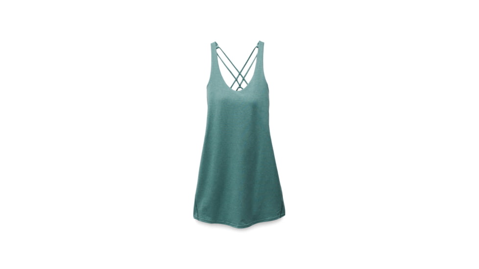 prAna Heavana Every Day Dress - Women's, Cool Dusk Heather, M, 2066871-400-M