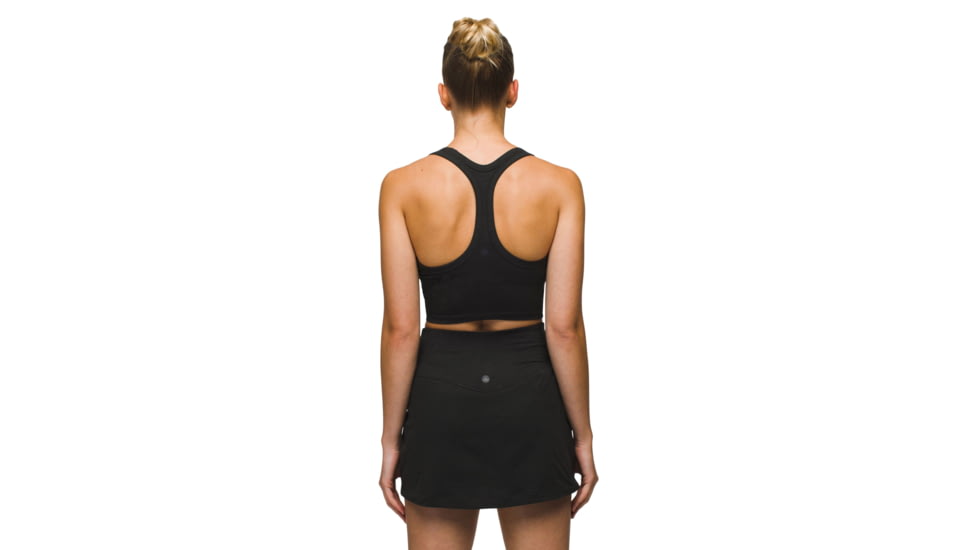 prAna Heavana Racerback Bralette - Womens, Black Heather, S, 2066831-001-S