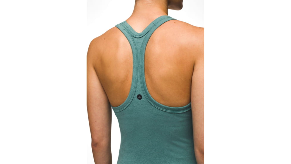 prAna Heavana Racerback Tank - Womens, Cool Dusk Heather, XS, 2064921-400-XS
