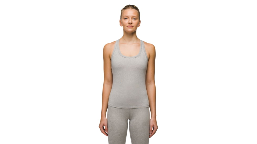 prAna Heavana Racerback Tank - Womens, Heather Grey, XL, 2064921-020-XL