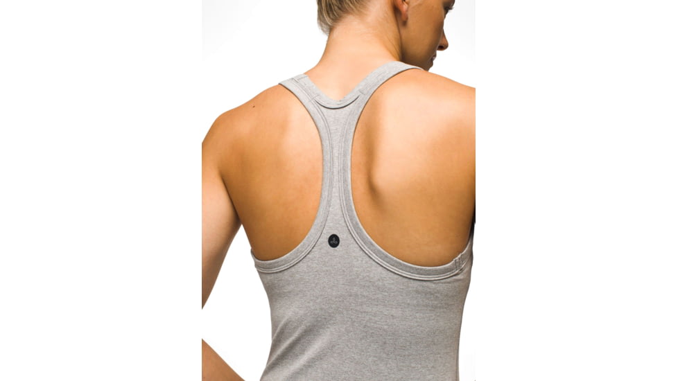 prAna Heavana Racerback Tank - Womens, Heather Grey, XL, 2064921-020-XL