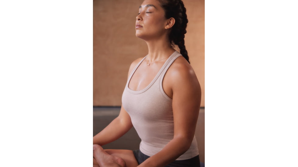 prAna Heavana Racerback Tank - Womens, Heather Grey, XL, 2064921-020-XL