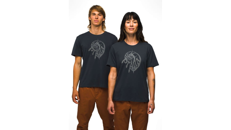 prAna Heritage Graphic SS Tee - Womens, Stormy Night, M, 1972551-401-ST-M