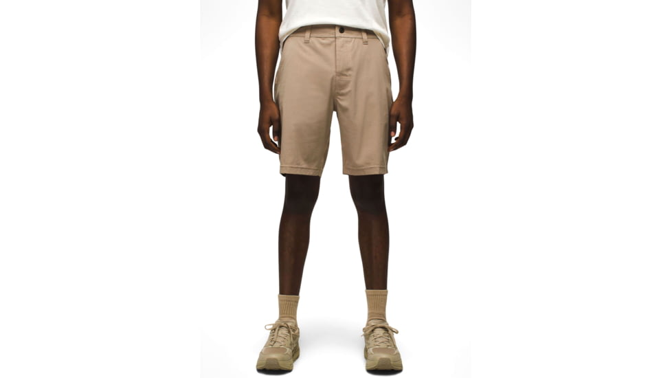 prAna Hybridizer Shorts - Mens, 8in, Dark Khaki, 32, 1965291-250-08-32
