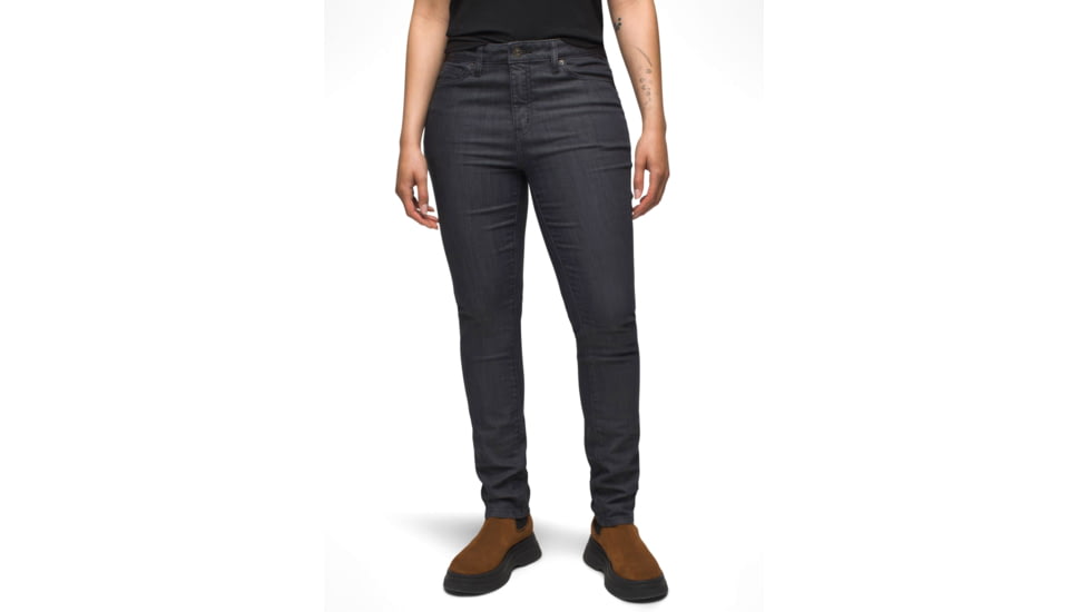 prAna Kayla High Rise Jean - Womens, Denim Solid, 10, 1968371-400-RG-10