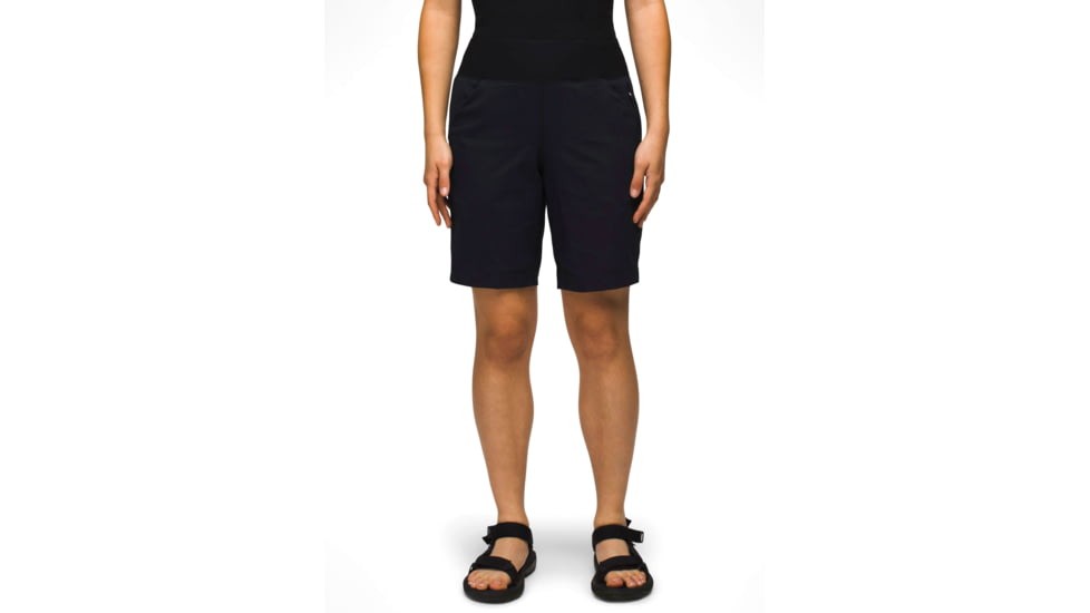 prAna Koen Flat Front Short - Womens, Small, Black, 1971231-001-S