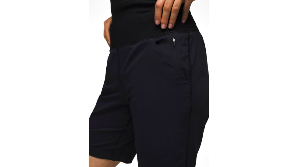prAna Koen Flat Front Short - Womens, Small, Black, 1971231-001-S