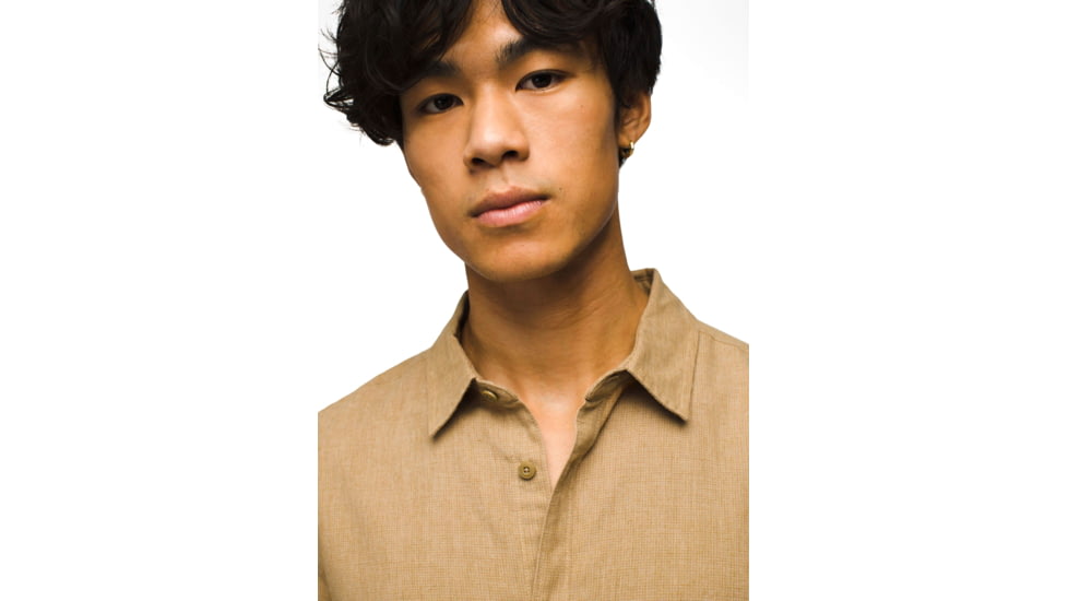 prAna Lindores Shirt Slim Fit - Mens, Nomad, XL, 1968801-200-SL-XL