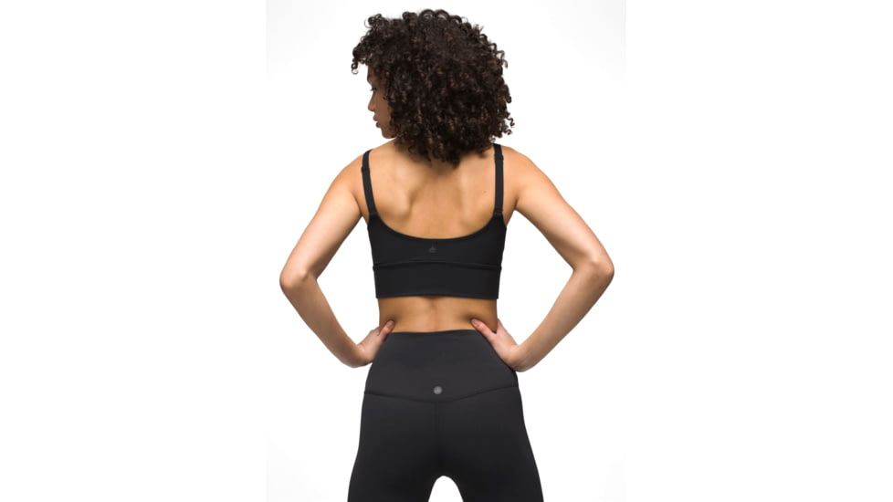 prAna Luxara Bralette - Womens, Black, XL, 2045491-001-XL