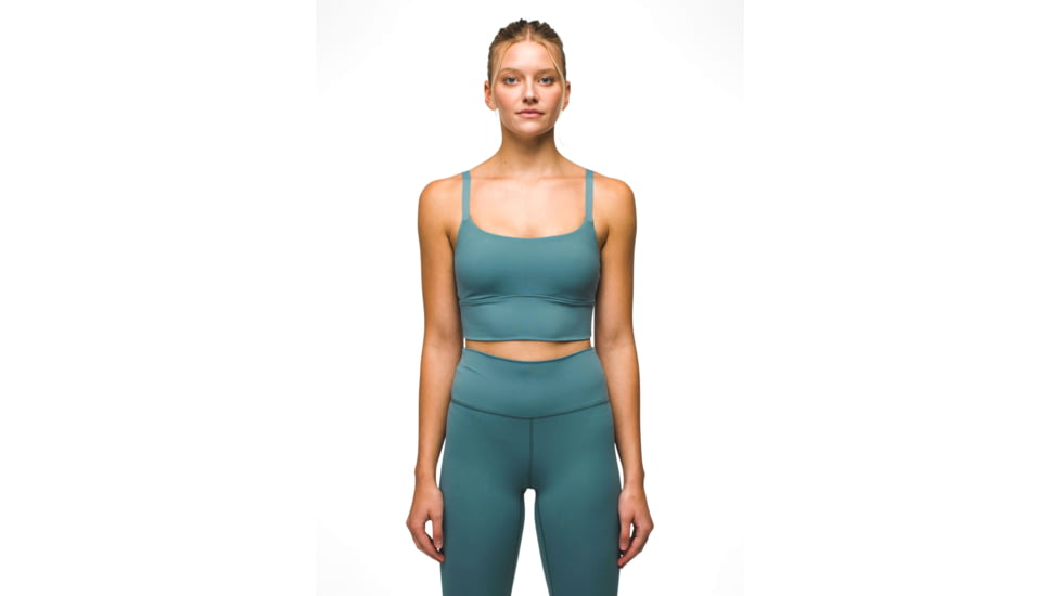 prAna Luxara Bralette - Womens, Cool Dusk, M, 2045491-402-M