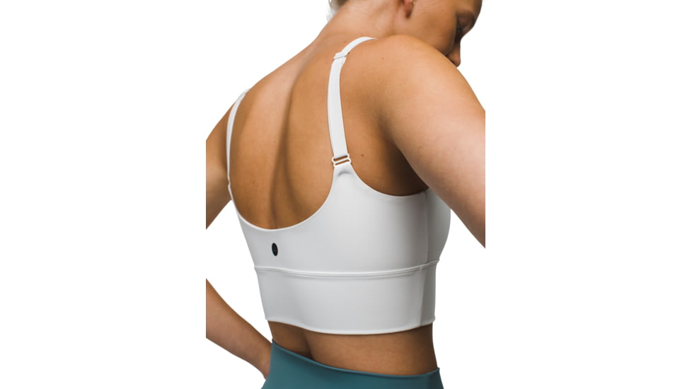 prAna Luxara Bralette - Womens, Soft White, XL, 2045491-100-XL