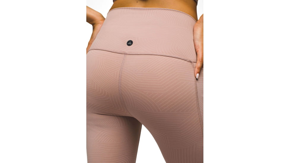 prAna Luxara Pocket Legging - Womens, Willow Linea, M, 2043701-501-M