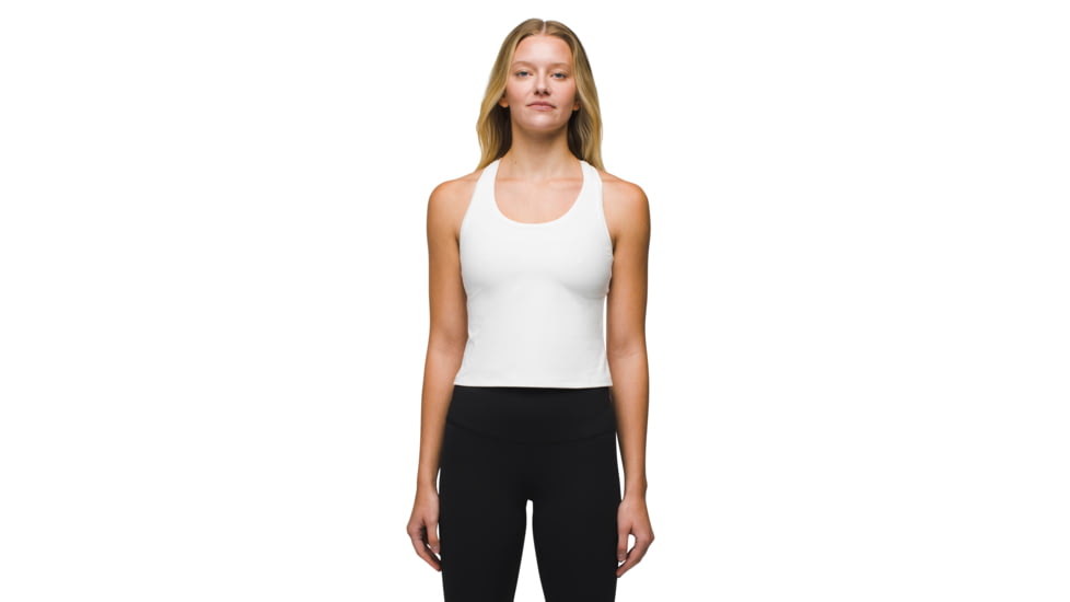 prAna Luxara Racerback Tank - Womens, Soft White, XL, 2065011-100-XL