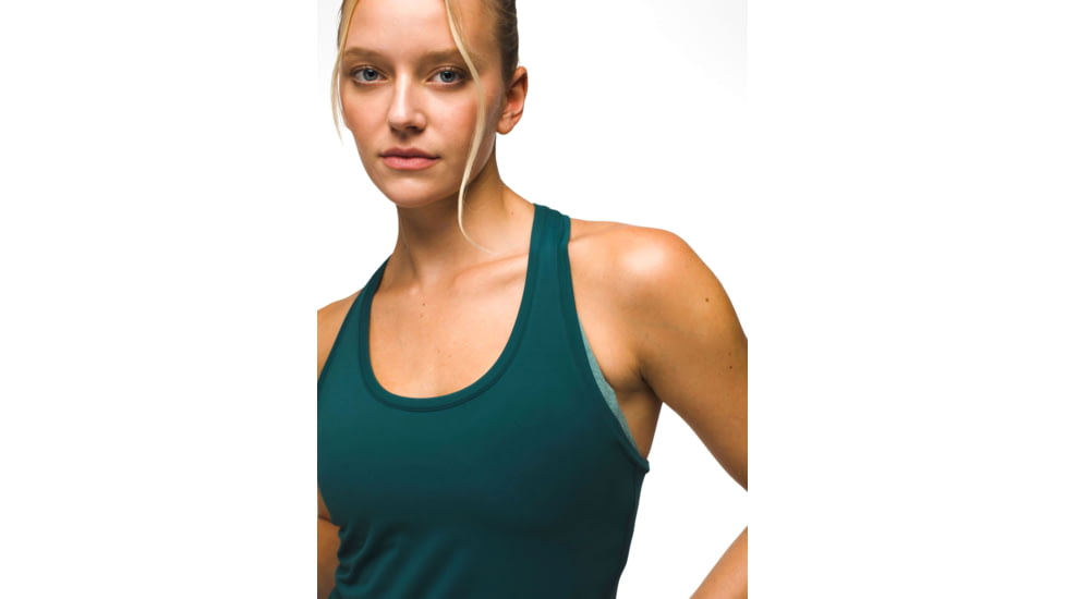 prAna Luxara Racerback Tank - Womens, Wilderness, XS, 2065011-300-XS