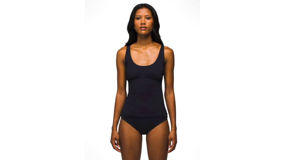 prAna Mallorca Tankini Top- Womens, Black, L, 2063801-001-L