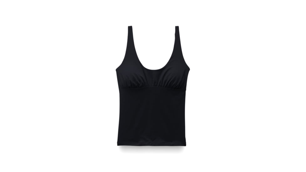 prAna Mallorca Tankini Top- Womens, Black, L, 2063801-001-L