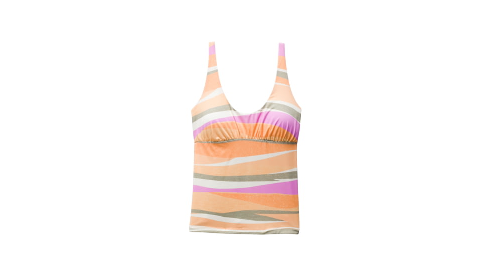 prAna Mallorca Tankini Top- Womens, Waves, XL, 2063801-962-XL