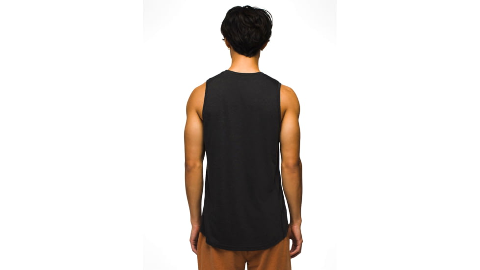 prAna Mission Trails Tank - Mens, Black Heather, XXL, 1972691-002-ST-XXL