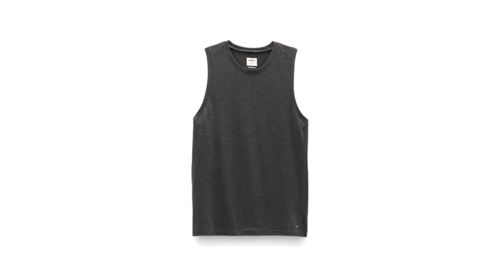 prAna Mission Trails Tank - Mens, Black Heather, XXL, 1972691-002-ST-XXL