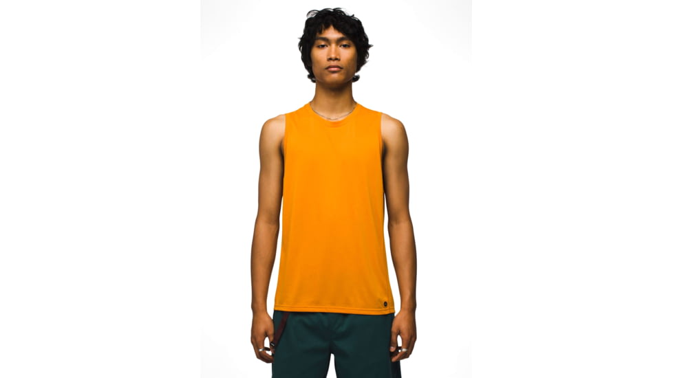 prAna Mission Trails Tank - Mens, Ochre Star, L, 1972691-801-ST-L