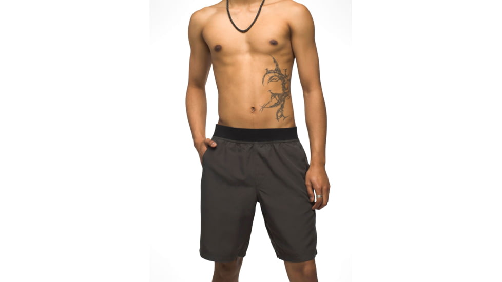 prAna Mojo Shorts - Mens, Dark Iron, Large, 1963761-021-10-L