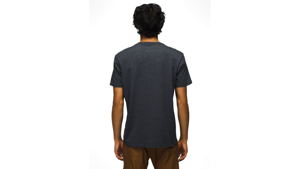prAna Mountain Light SS Tee - Mens, Charcoal Heather 2.0, XXL, 1969931-023-ST-XXL