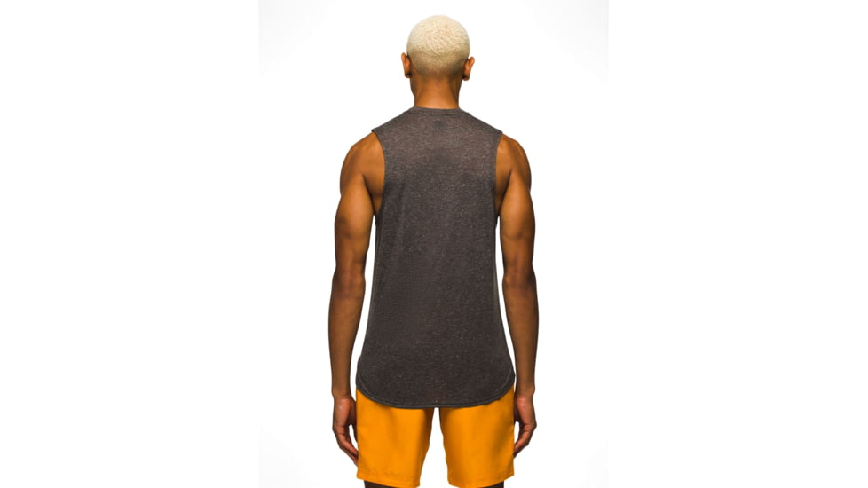 prAna Natural Flow Tank - Mens, Dark Iron, XXL, 2063901-020-ST-XXL