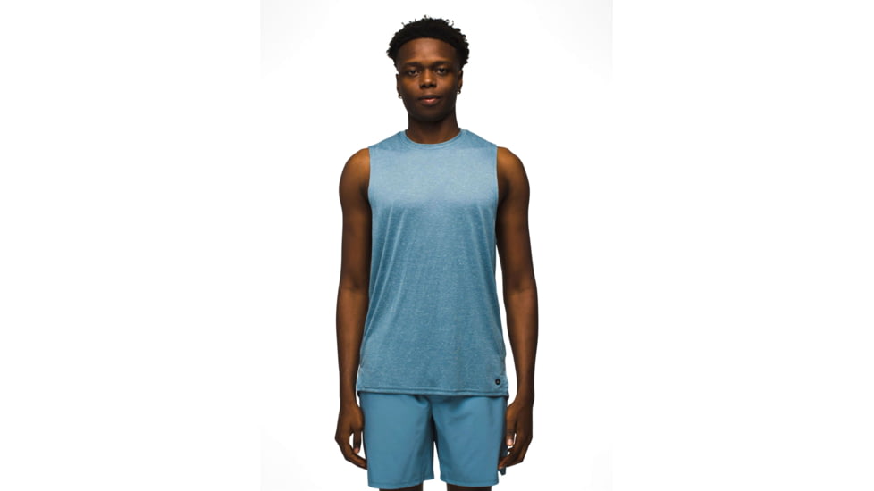 prAna Natural Flow Tank - Mens, High Tide, L, 2063901-400-ST-L