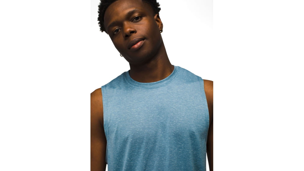 prAna Natural Flow Tank - Mens, High Tide, L, 2063901-400-ST-L