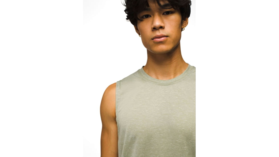 prAna Natural Flow Tank - Mens, Juniper Green, L, 2063901-300-ST-L