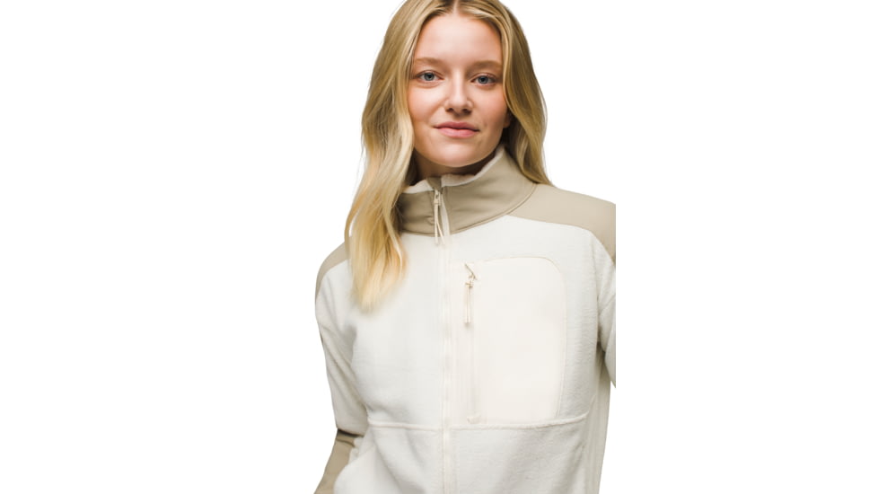 prAna Peak Fleece Jacket - Womens, Canvas, XXS, 2064581-250-XXS