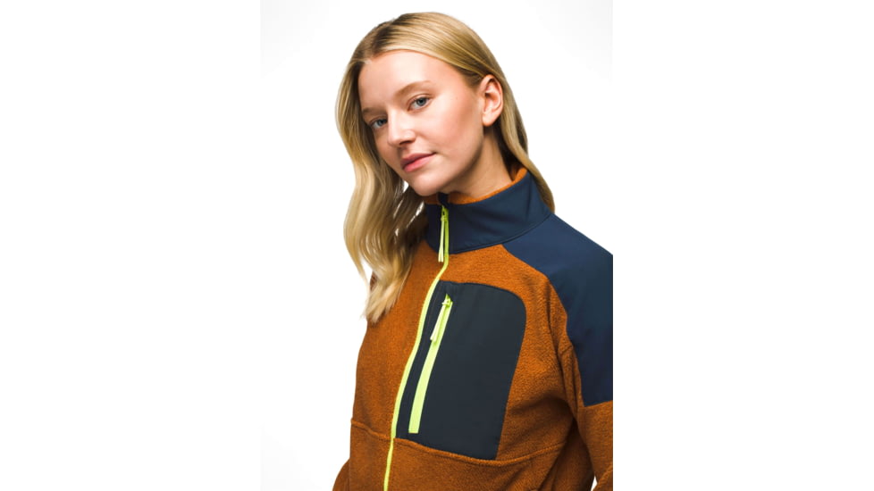 prAna Peak Fleece Jacket - Womens, Clay, XXL, 2064581-200-XXL