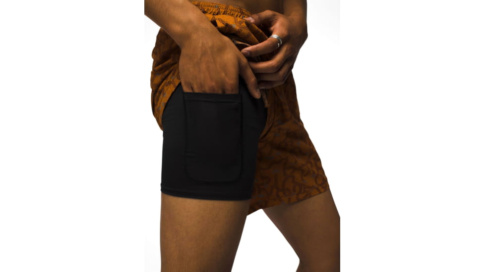 prAna Peak To Pavement Lined Shorts - Mens, Clay Yucca, L, 1972641-200-06-L