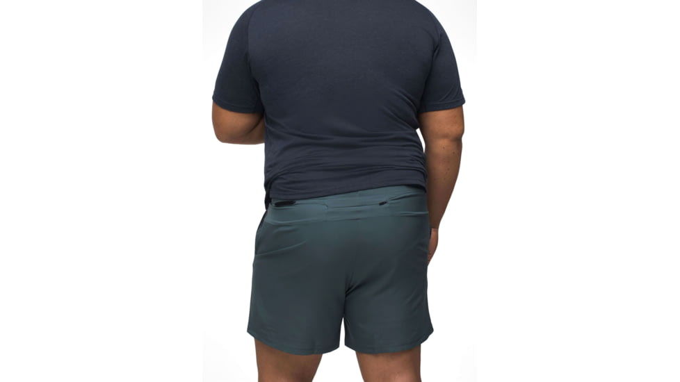 prAna Peak To Pavement Lined Shorts - Mens, Grey Blue, L, 1972641-401-06-L