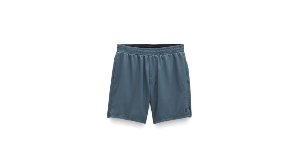 prAna Peak To Pavement Lined Shorts - Mens, Grey Blue, L, 1972641-401-06-L