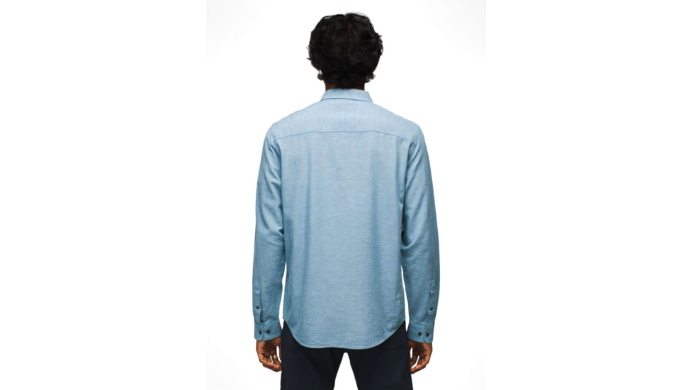 prAna Porto Vista Shirt - Mens, High Tide, S, 2063861-400-ST-S
