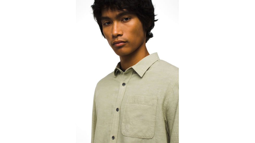 prAna Porto Vista Shirt - Mens, Juniper Green, XXL, 2063861-301-ST-XXL