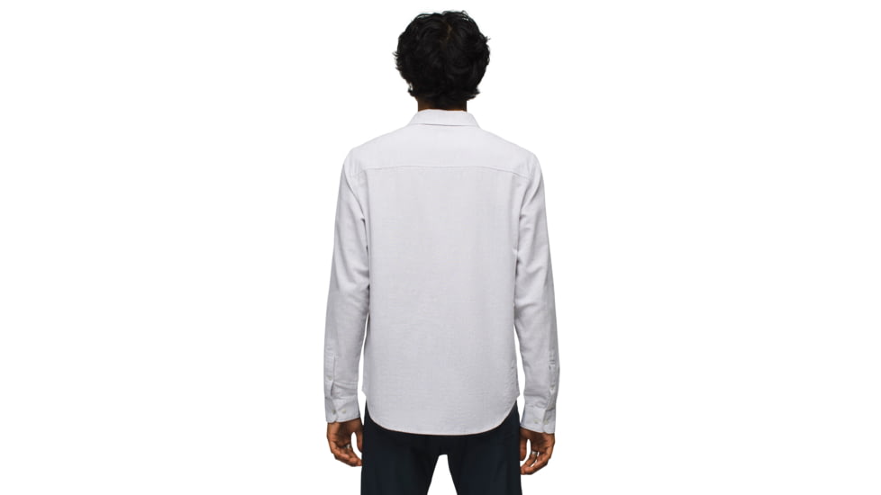 prAna Porto Vista Shirt - Mens, Silver Spray, M, 2063861-020-ST-M