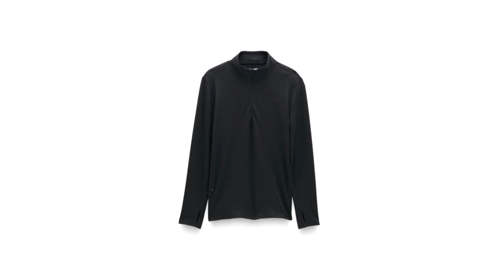 prAna prAna Altitude Tracker 1/4 Zip II - Mens, Black, S, 1972591-001-ST-S